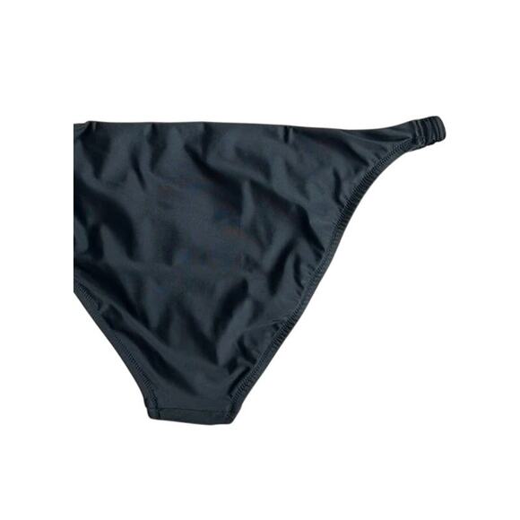 NWT J. Crew Scrunchie Strap Full Coverage Bikini Swim Bottom XL Black #3112 - Picture 11 of 14